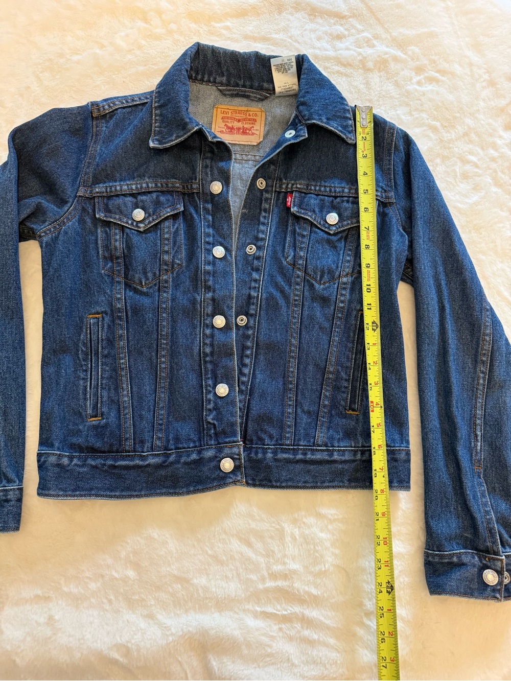 Levi's Women's Dark Blue Denim Trucker Jacket